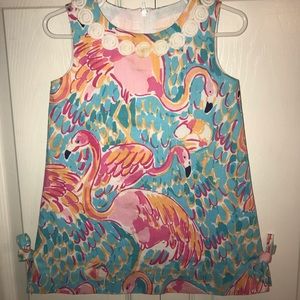 Girls Lilly Pulitzer Peel and Eat Shift Dress Size 2